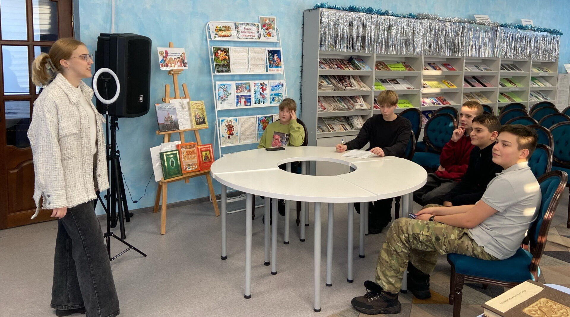 Школьники брянского Карачева приняли участие в мастер-классе по фотографии