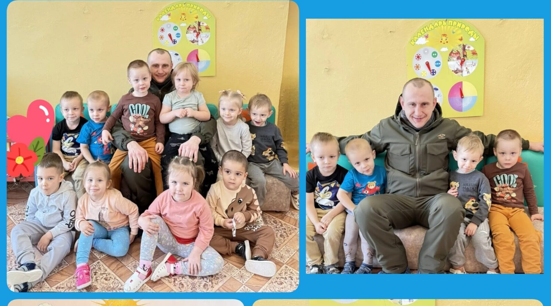 Дошкольники Погара встретились с участником СВО