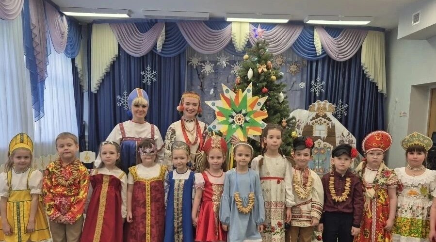 Брянские дошкольники посвятили Рождеству и Святкам образовательный проект