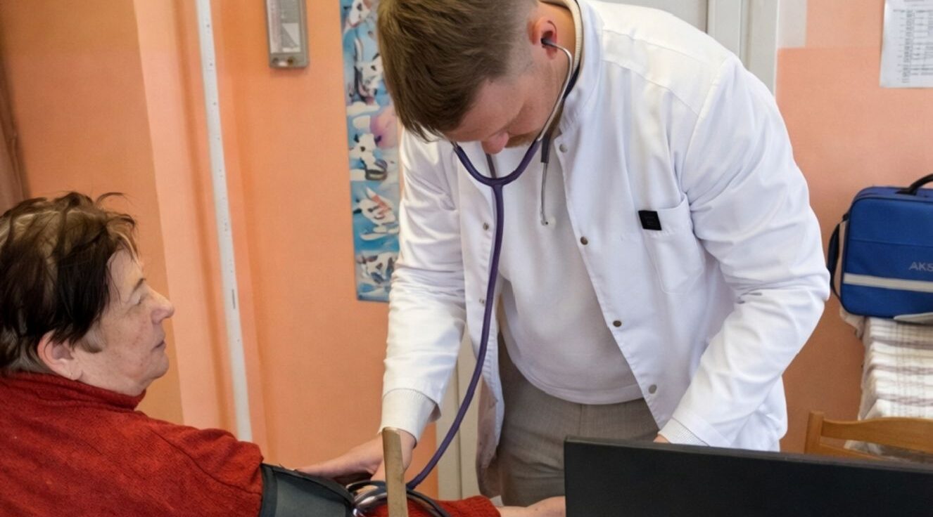 Климовская ЦРБ организовала выездной прием жителей отдаленных деревень и сел