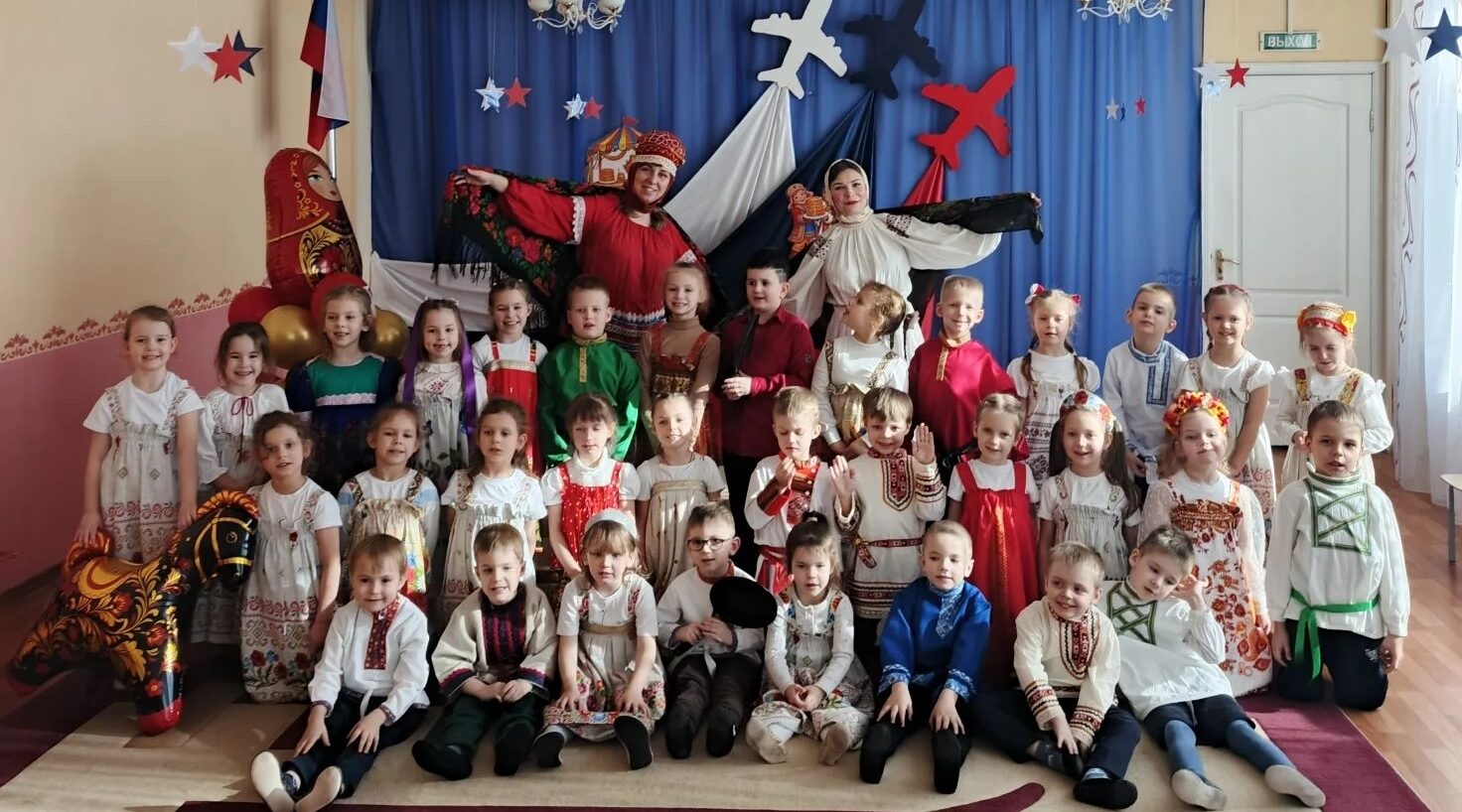 Масленичный разгуляй устроили для дошкольников Брянска