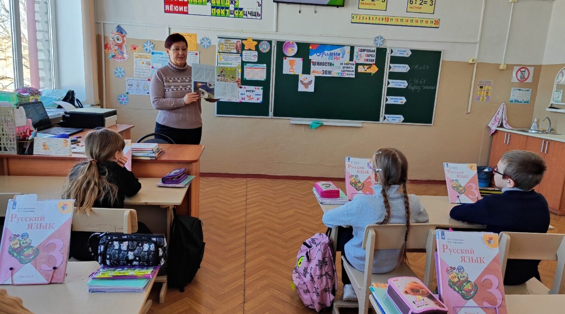 Школьникам Брянска рассказали о чомге, «птице года»