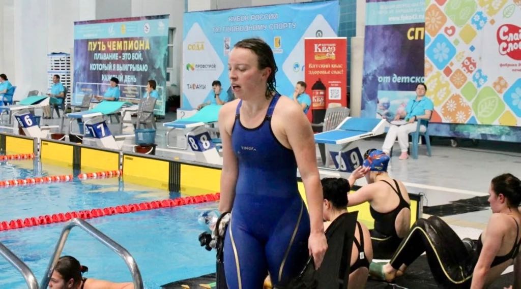 Брянская пловчиха в ластах завоевала две медали на Кубке России