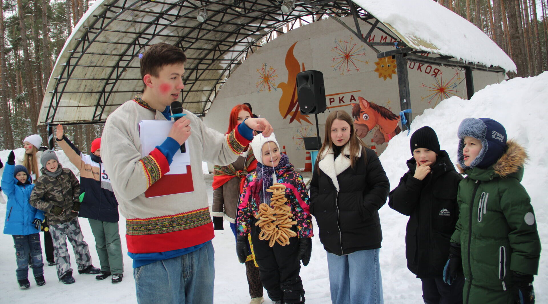 В «Искорке» под Брянском проводили  Масленицу