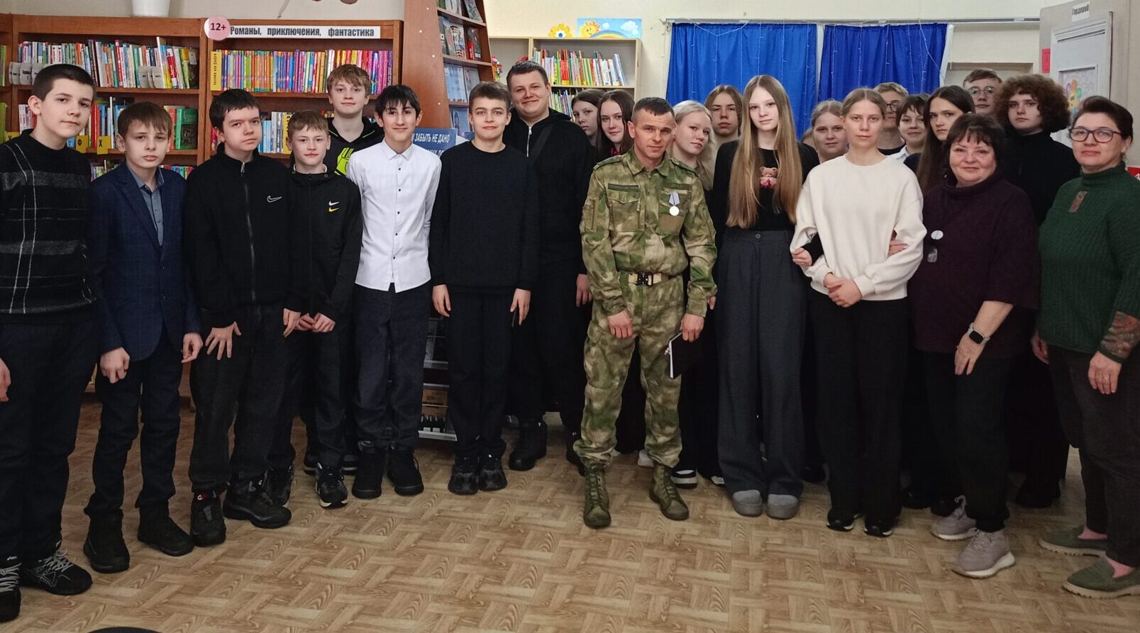 На вопросы школьников Брянска ответил ветеран СВО