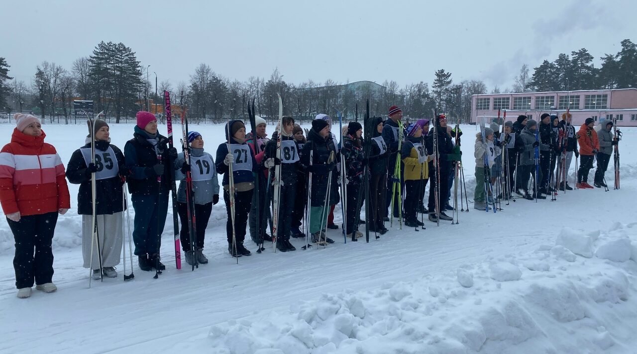 Жители города Сельцо приняли участие в лыжной гонке