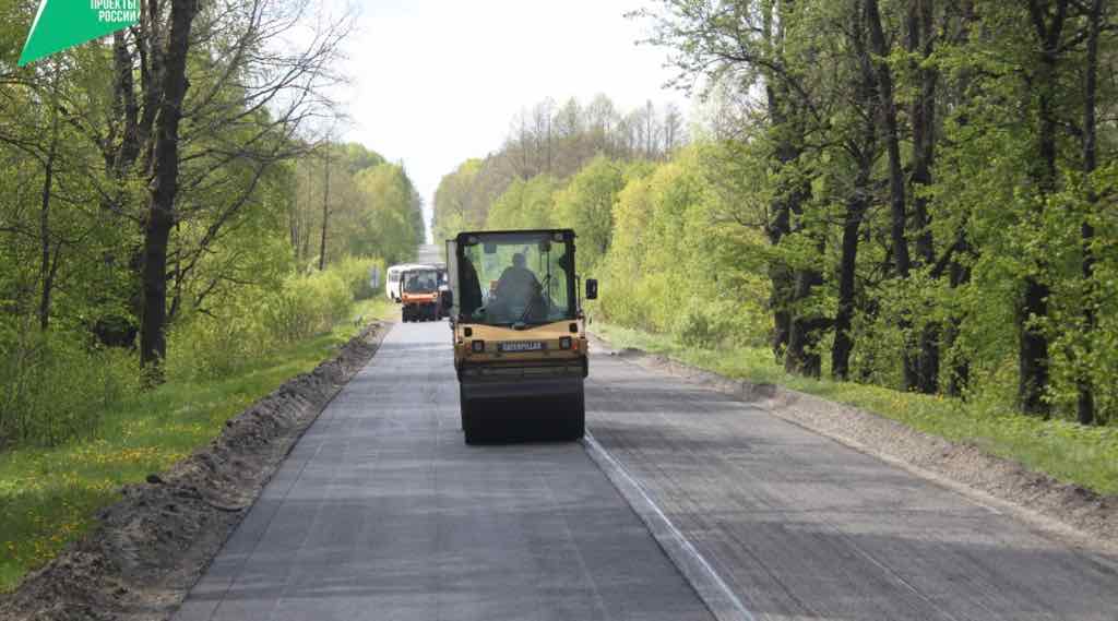 В Рогнединском районе завершат ремонт 6,6 километра дороги до Осовика