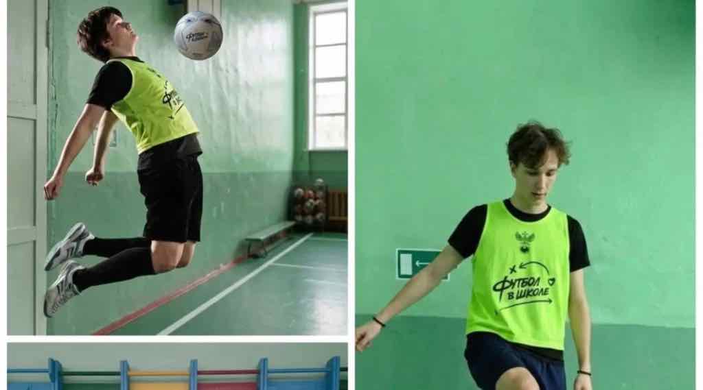 Учащиеся Локотской школы №3 поучаствовали в фотоконкурсе «Мой футбол!»