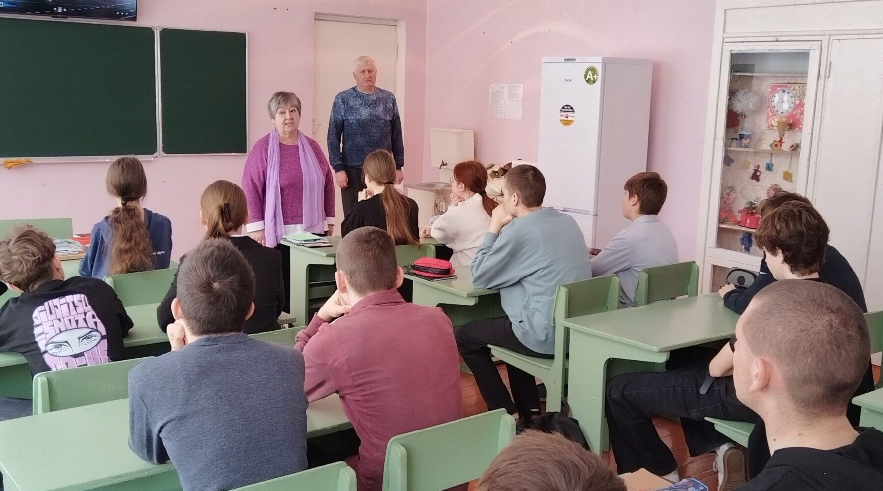 Преподаватели Комаричского техникума посетили Погребскую школу