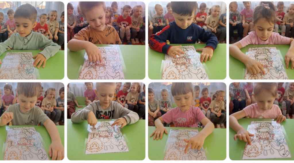 В комаричском детском саду дошкольников учат составлять связные рассказы по картинкам