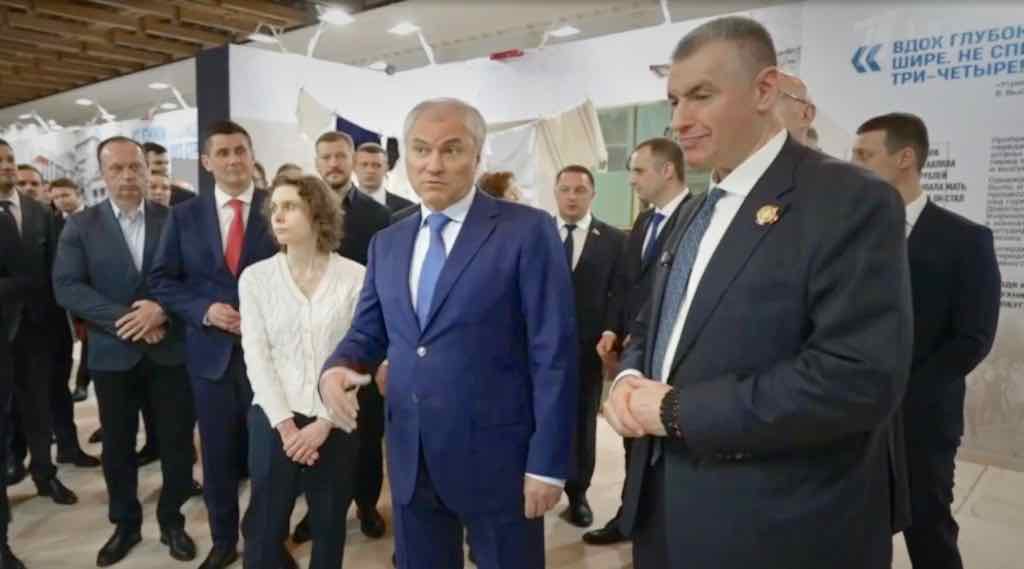 Командир «БАРС-Брянск» посетил выставку о Жириновском в Манеже