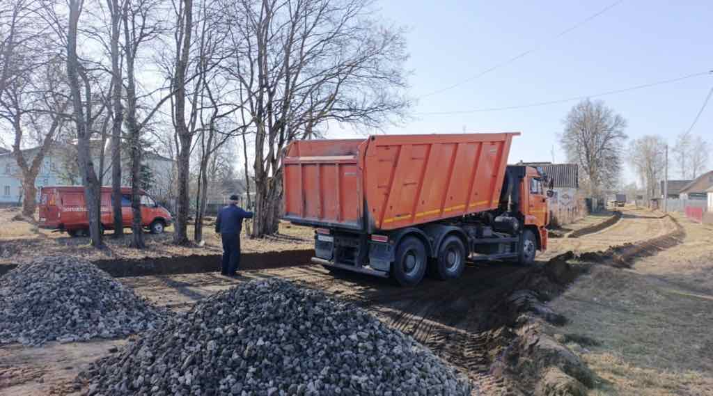 В Дубровке Брянской области подготовили дороги под асфальтирование