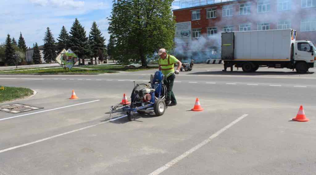 В Суземке выделили 600 тысяч рублей на обновление разметки