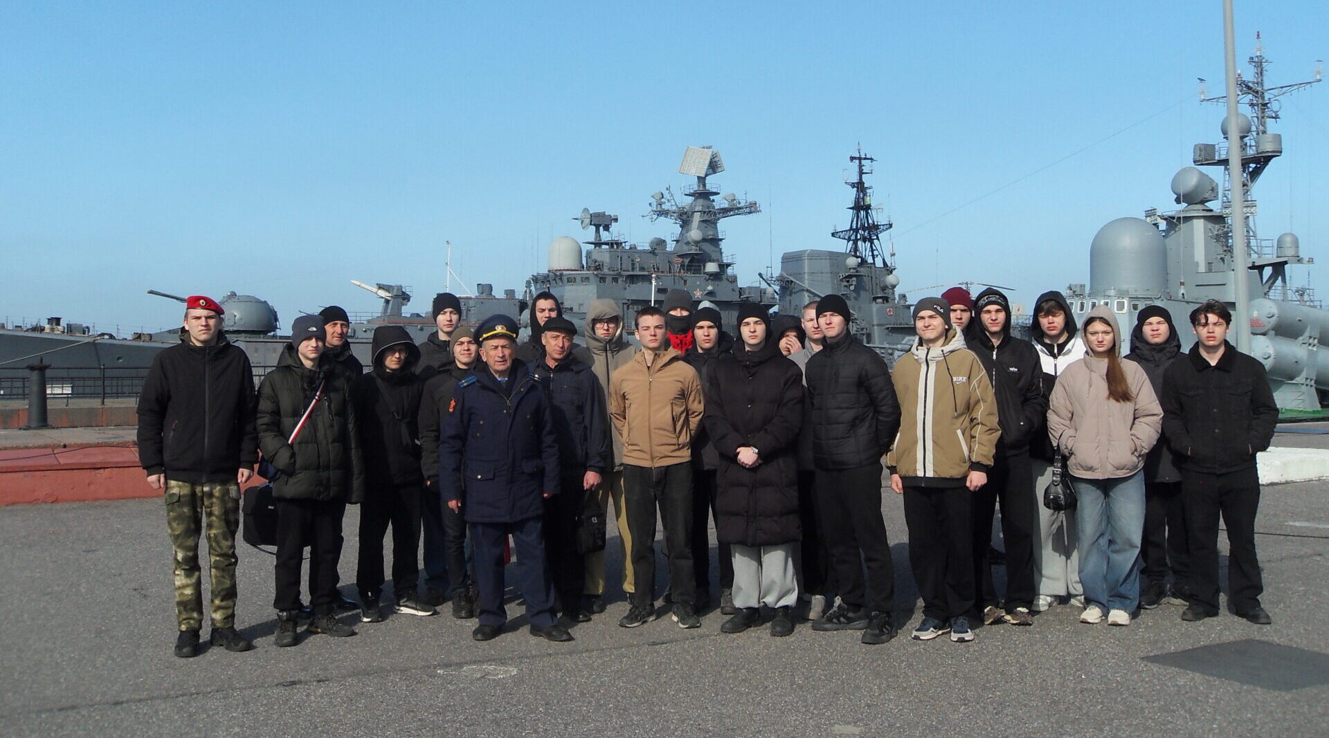 Курсанты брянского клуба «Резерв» побывали в легендарной военно-морской академии