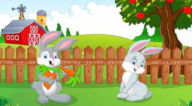 Зайчик в гостях у ребят