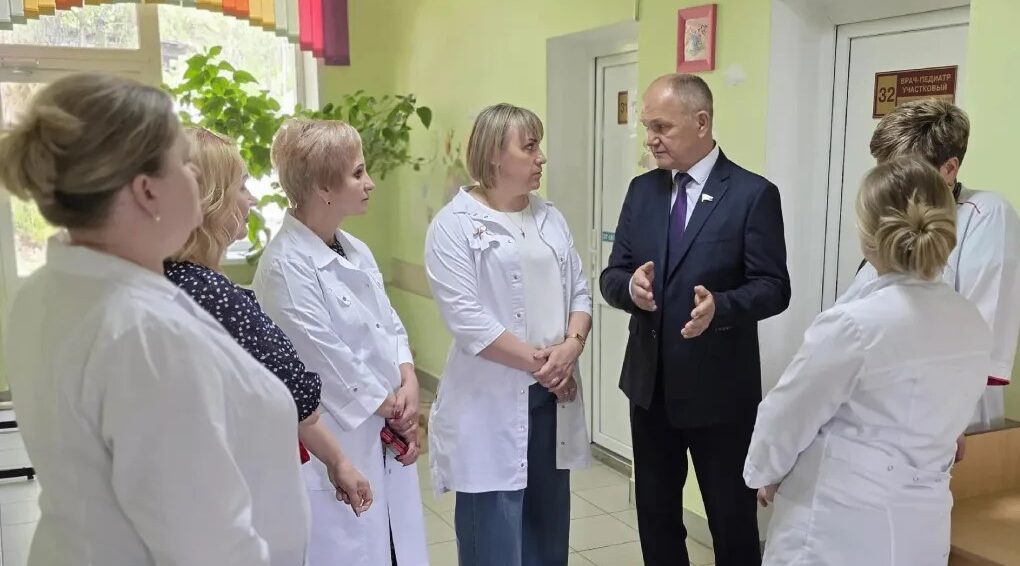 Депутат Госдумы Николай Щеглов посетил Брасовский район