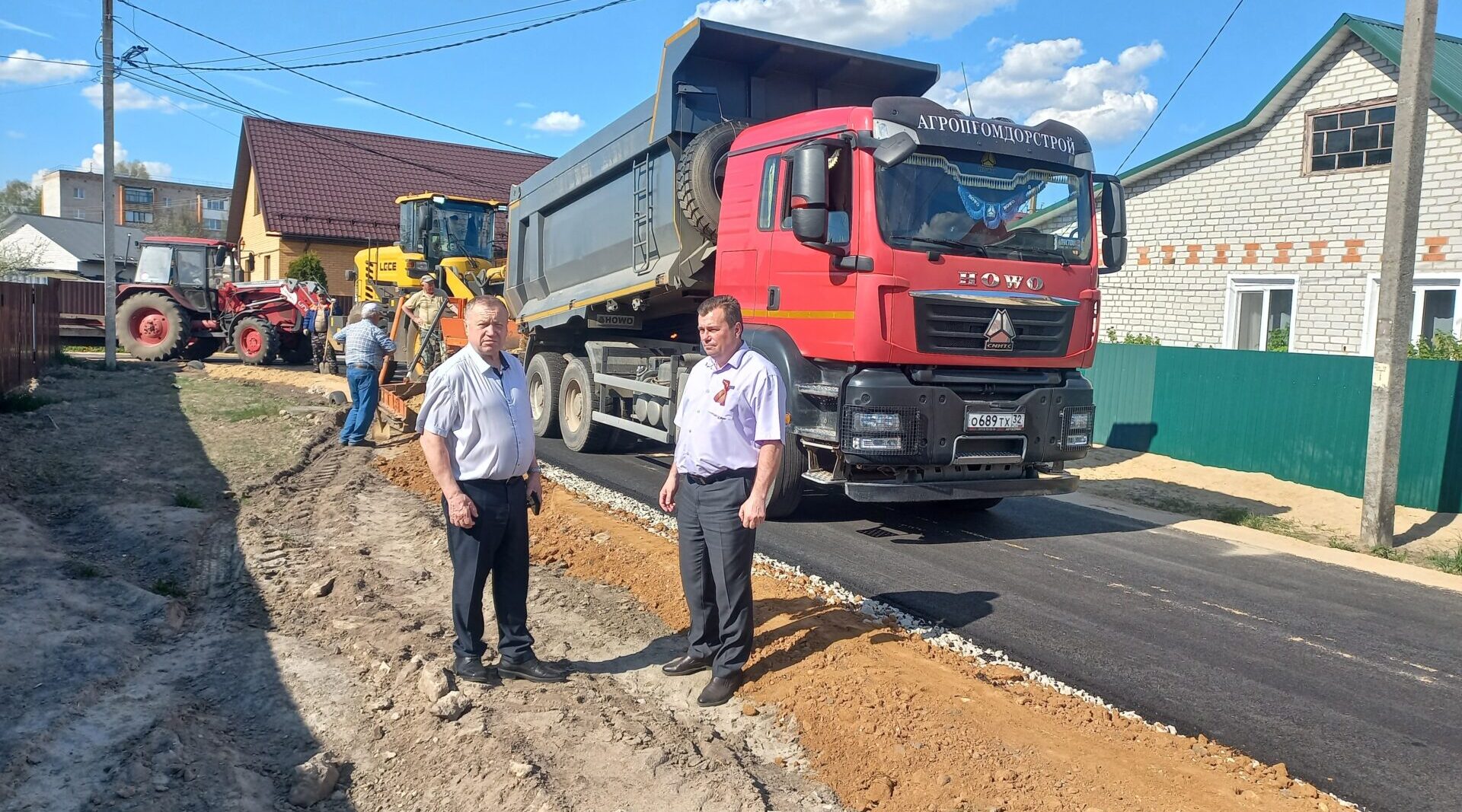 В брянской Жуковке капитально отремонтирована улица Садовая 