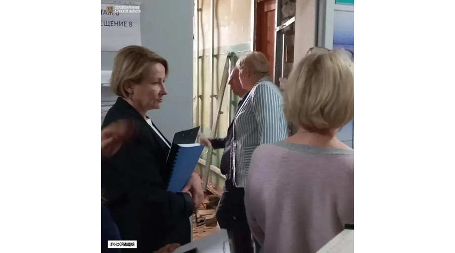 В Брянске проинспектировали ход капремонта в медтехникумк имени Амосова