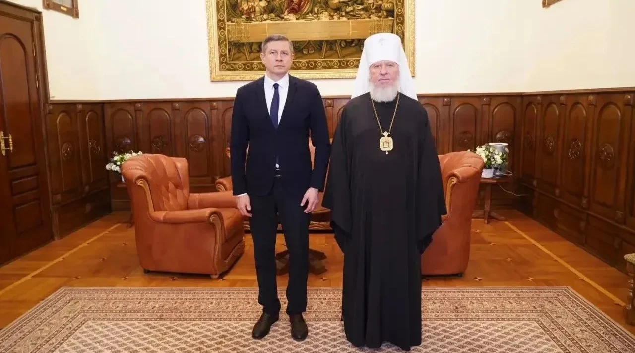 Егор Ковальчук провёл рабочую встречу с Митрополитом Брянским и Севским Александром