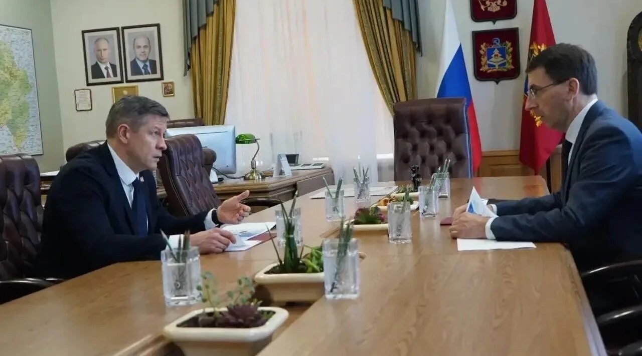 Егор Ковальчук встретился с полпредом президента РФ в ЦФО Игорем Щёголевым