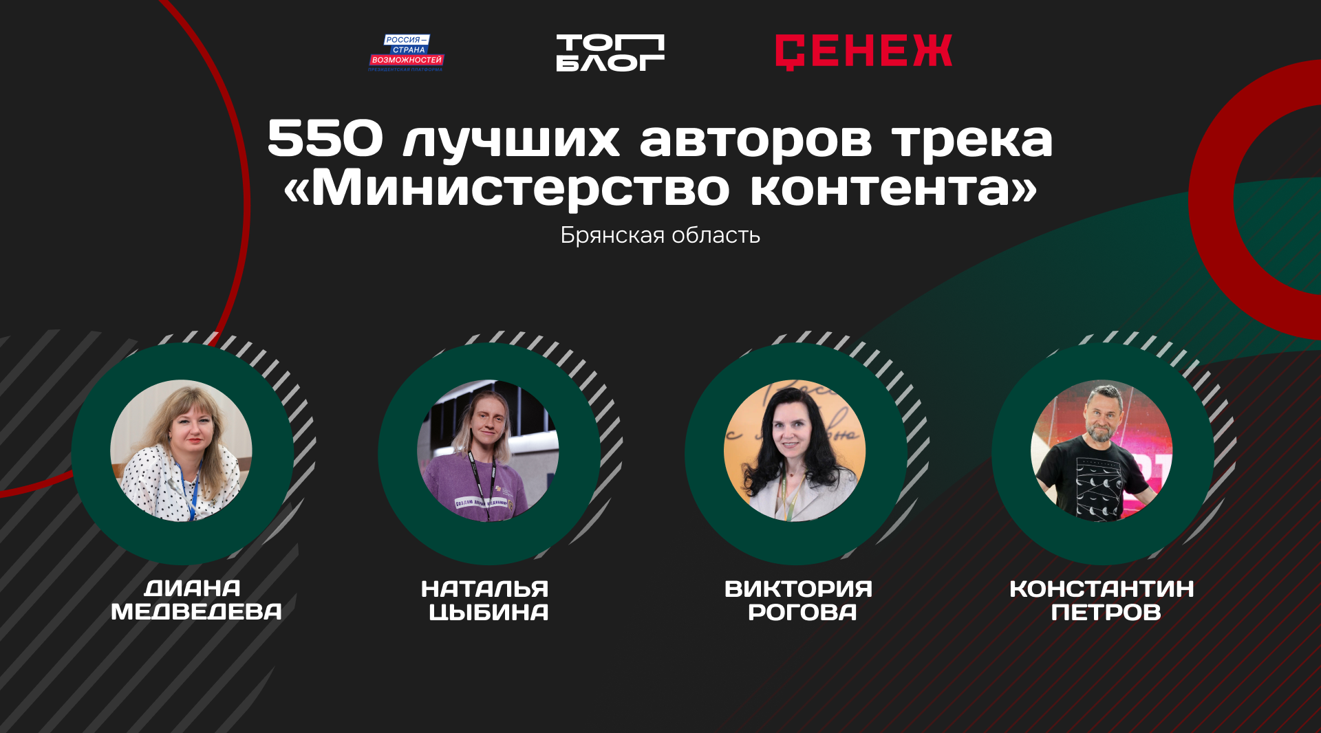 Пять блогеров из Брянской области вошли в федеральную команду «Министерства контента»