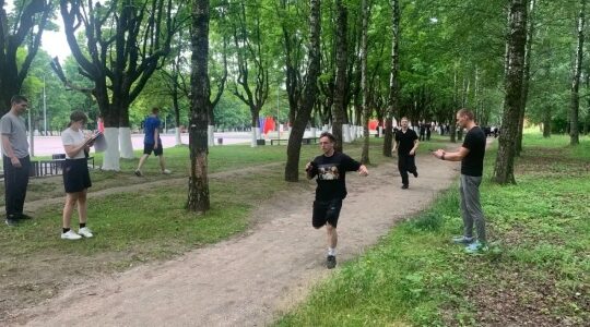 Будущие железнодорожники приняли участие в учебных военных сборах