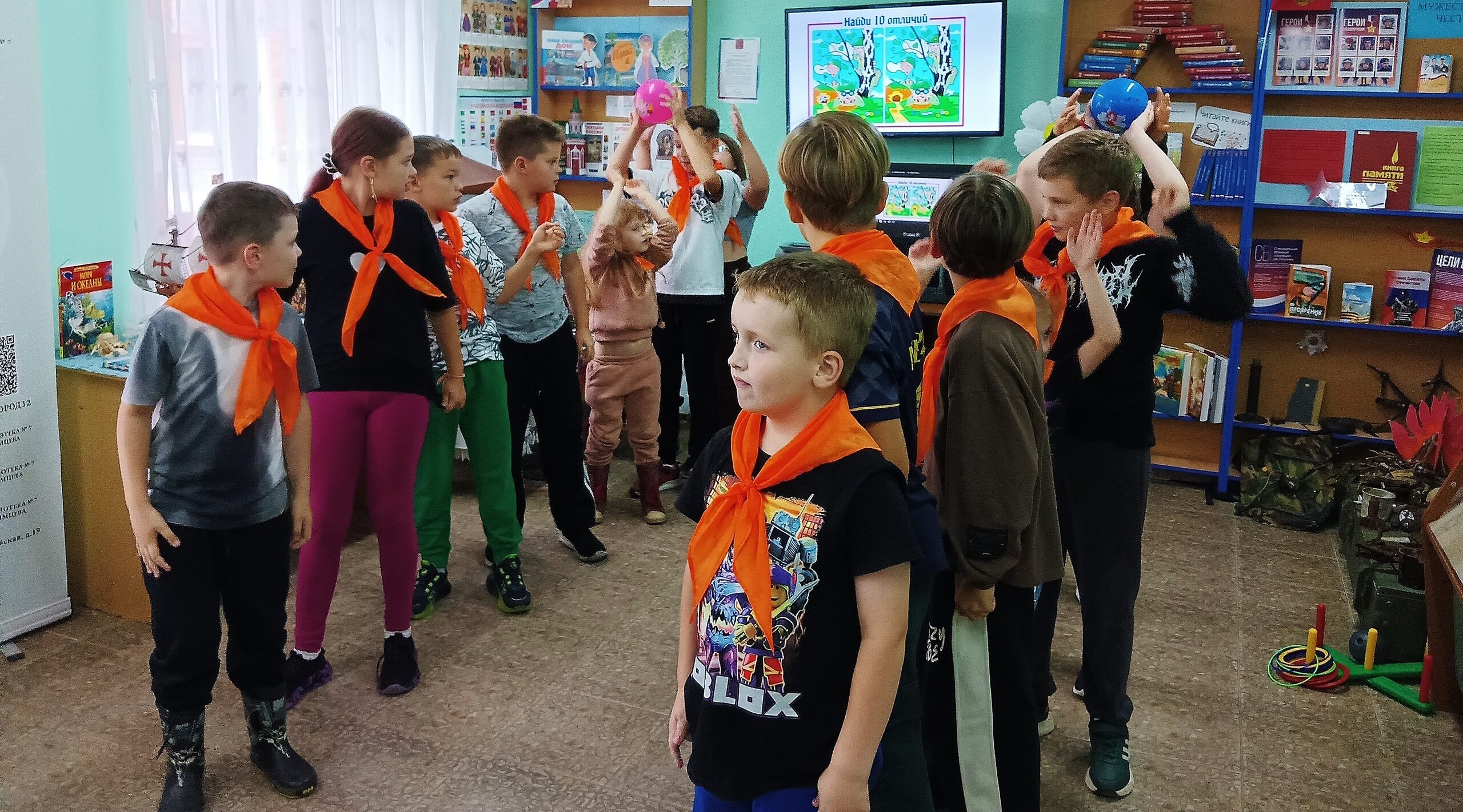 Юные читатели Брянска провели спортивную игру «Голубые береты»