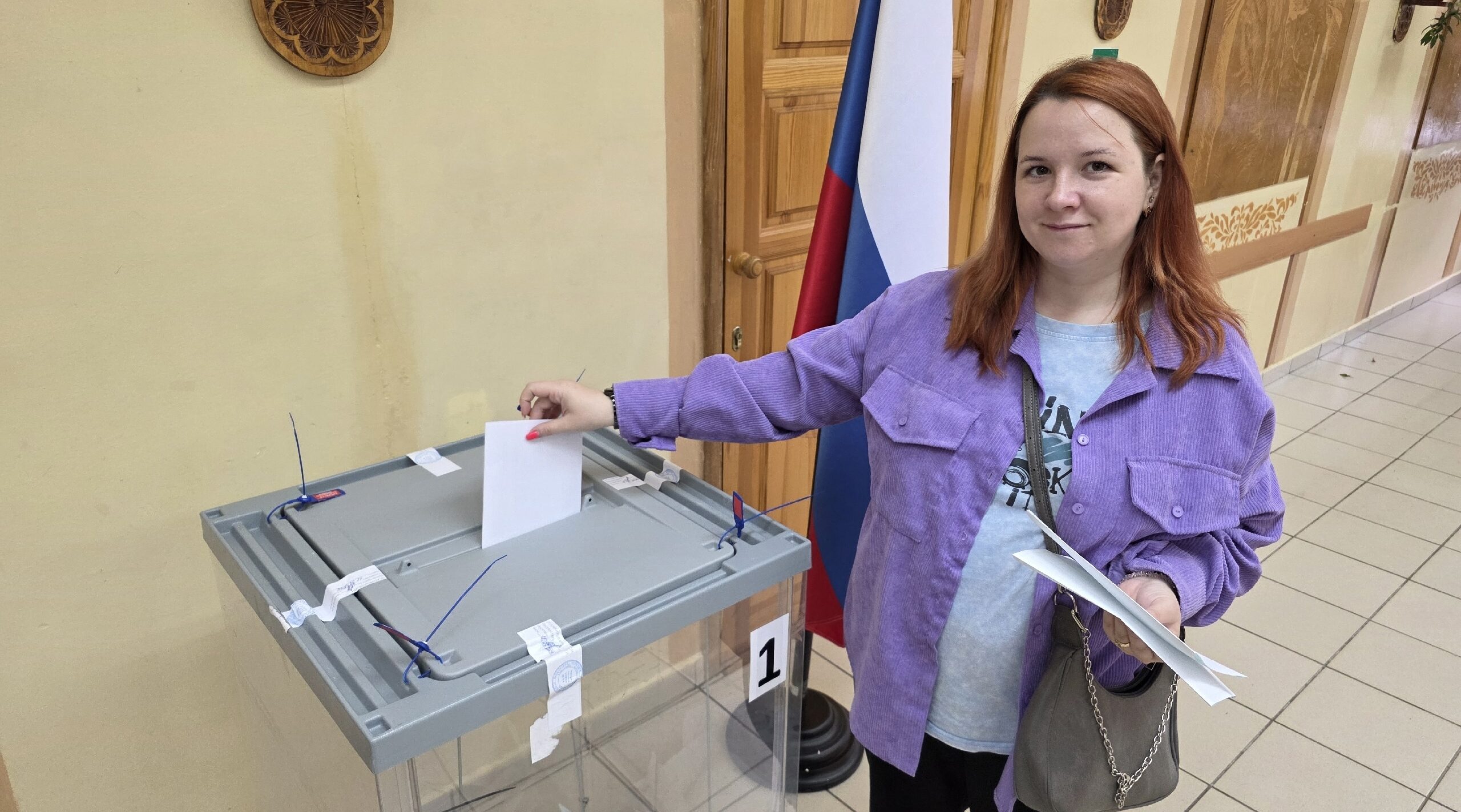 На избирательные участки в Брянске спешат горожане